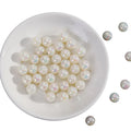 Wholesale DIY White ABS Acrylic Pendants and Loose Faux Pearls Beads Necklace Bracelets & Hair Accessories for Jewelry Making