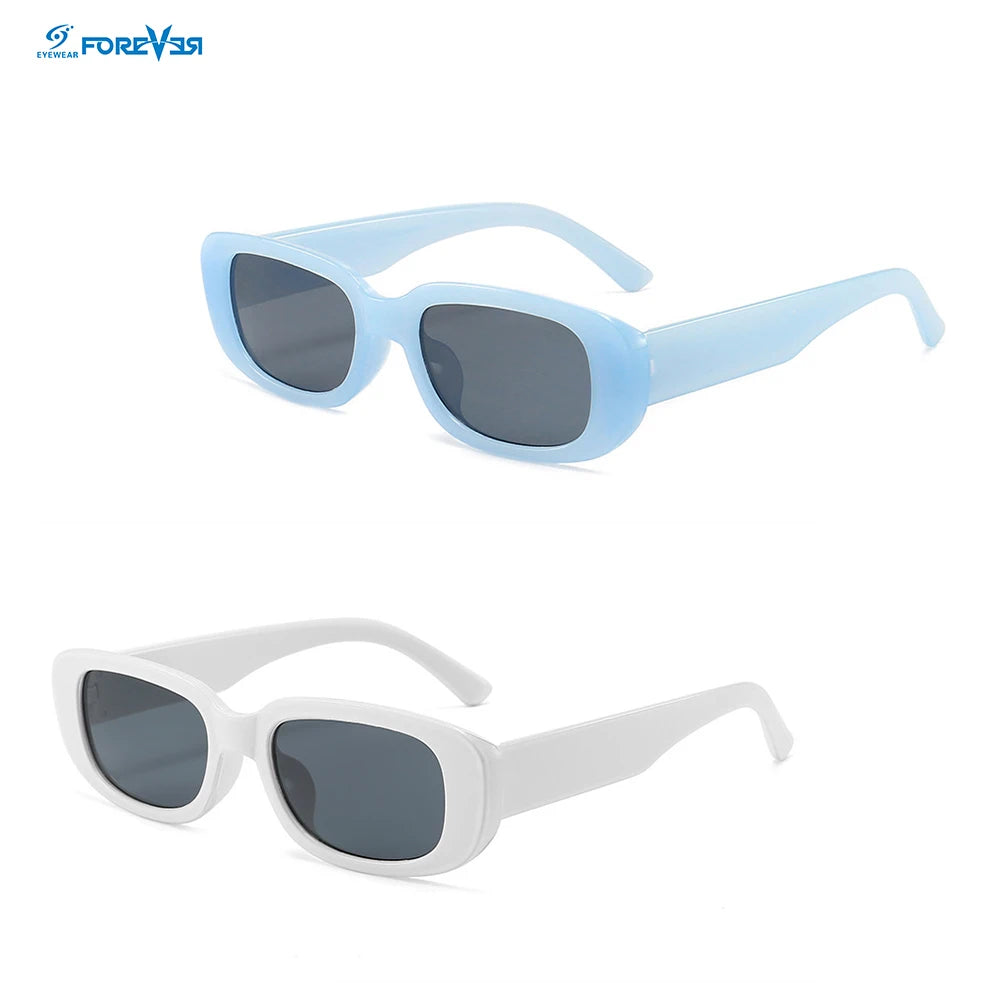 2024 New Style Sunglasses Rectangle Fashion Candy Color Custom Logo Sunglasses for Men and Women