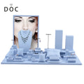 2022 Custom Jewelry Display Velvet Display Stand Jewelry Necklace Display Bust Metal Earring Stand Custom logo