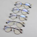Designer Quality Pure Titanium Oval Diamond Face Shape Myopia Glasses Frame Unisex Trendy Anti-blue Light