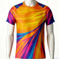 Wholesale Custom Blank Sublimation Printing Marathon Running Quick Drying T-shirt Custom 100% Polyester T-shirt