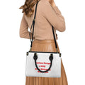 Custom Print on Demand Women Pu Leather Twill Handbag Fashion Exquisite Waterproof Large Capacity Eco-Friendly Women's Handbag