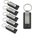 New Style Custom Logo Metal Leather Key Chain Braided Blank Luxury Genuine Bulk Pu Faux Real Leather Photo Car Keychain