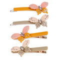 High Quality Butterfly Hairpin Girls Embellishment Rhinestone Hair Pins Butterfly Rectangle Acetate Hair Clip