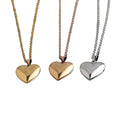 AA00316 Stainless Steel Photo Frame Heart Locket Pendant Necklace for Woman Girlfriend Valentine's Day Jewelry Gift