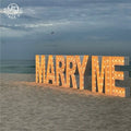 4ft 3ft LED Huge Marquee Letters Marry Me Wedding Wholesale Alphabet 0-9 Marquee Letters Sign