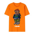 Quality Blank Tshirt Bear T-shirt Custom logo Boys t Shirts Men Tees Transfer Print Blank T-shirt 210gsm Cotton Graphic t Shirt