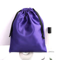 Wholesale Promotion Drawstring Gift Silk Satin Hair Bundle Bag Reusable High End Hair Extension Lingerie Storage Dust Pouch