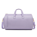 PU Leather Waterproof Garment Duffel Bag Convertible Suit Travel Bags Men Carry on Garment Bag