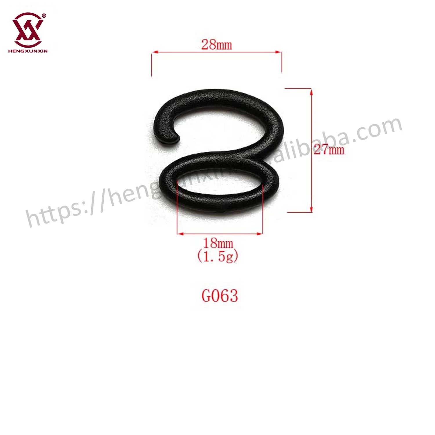 Wholesale Small Flat POM Plastic Hook for Tent Plastic Carabiner Hooks for Keychain Backpack Manufacturer in China