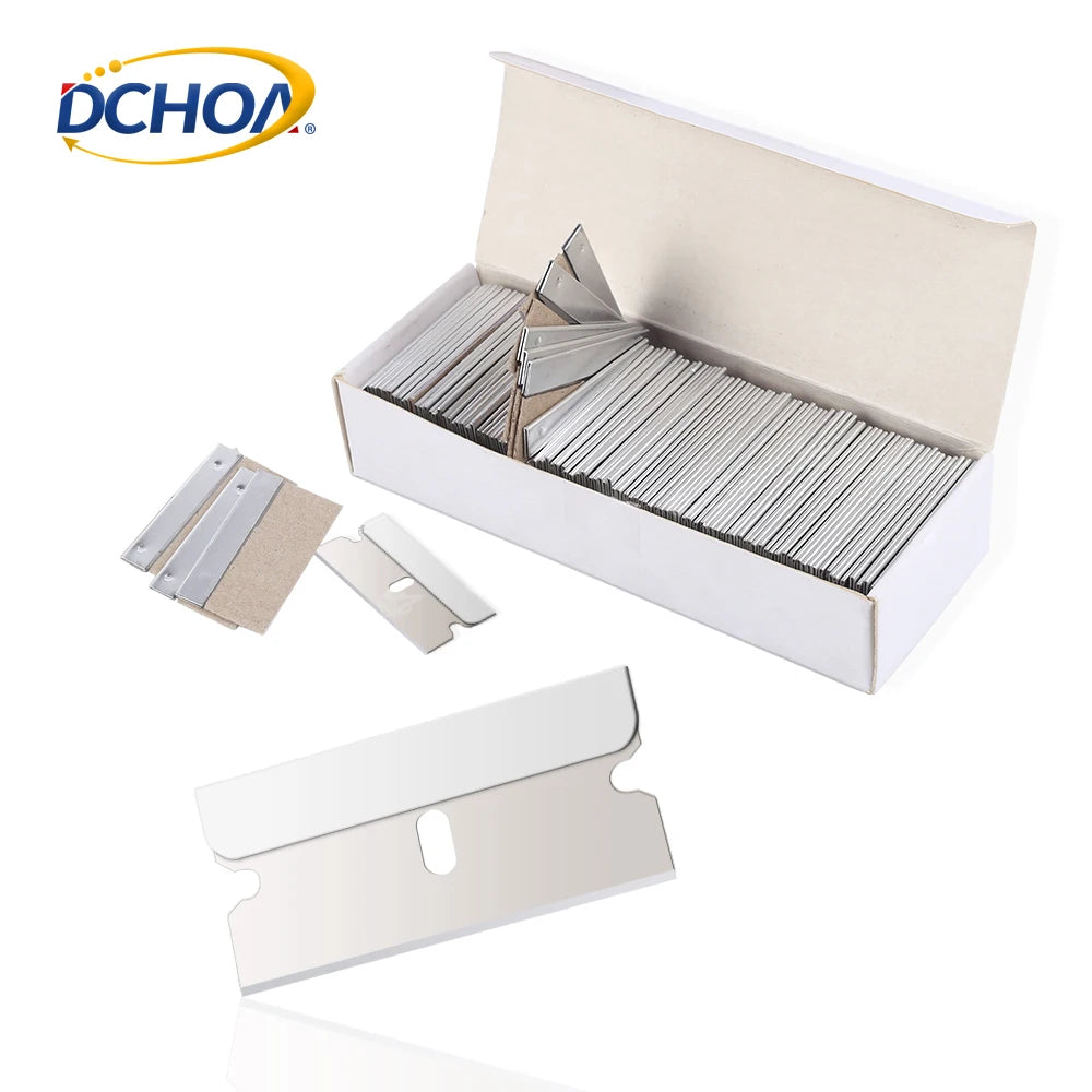DCHOA Razor Scraper Blades Cleaning Scraper Blade Replacement  Carbon Steel Blades