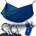 Portable Nylon Camping Hammock with Tree Straps Double Person Swing Hammock Chair for Camping Outdoor