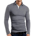 Wholesale Men's Polyester/Cotton Formal Shirts Long Sleeve Solid Breathable Jersey 200g Custom Embroidery Logo OEM Service