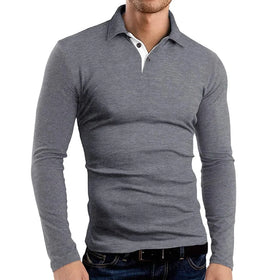 Wholesale Men's Polyester/Cotton Formal Shirts Long Sleeve Solid Breathable Jersey 200g Custom Embroidery Logo OEM Service