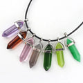Hot Sale Classic Style Spirit Crystal Charm Necklace Healing Stone Crystal Point Pendant for Gift