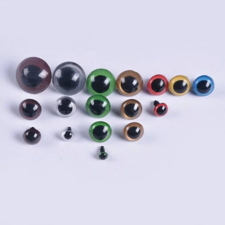 New Fashion Plush Animal Making Supply Accessory Colorful Plastic Safety Doll Eyes for Animal Puppet Children Toy