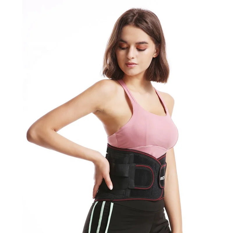 Breathable Stomach Waist Trimmer Belt Adjustable Back Waist Support Belt for Women