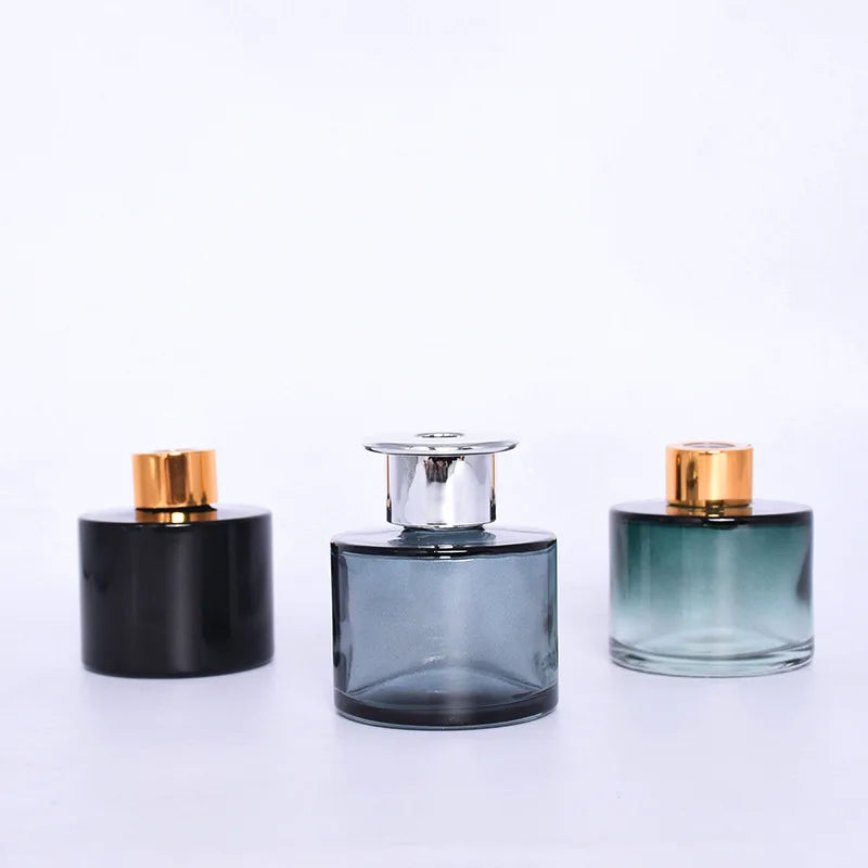 Luxury Empty 50ml 100ml 120ml 150ml Round Reed Fragrance Diffuser Perfume Bottle With Packaging Boxes