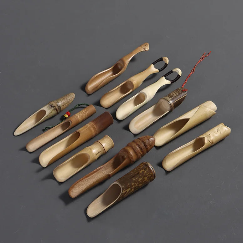 Bamboo Camping Tea & Coffee Spoons Scoops-Eco-Friendly