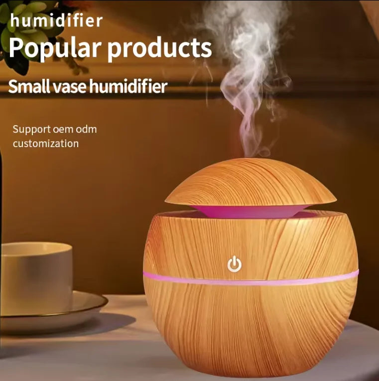 2025 New Hot Sale USB Humidifier Ultrasonic Air Humidifier With Colorful LED Light Household Humidifier