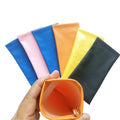 Xinhe Shengfu Portable Eyeglass Bag Custom Logo Sunglasses CaseWaterproof Soft Pu Leather Spring Squeeze Top Glasses Bag