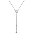 Romantic Natural Freshwater Pearls Chain Moissanite Diamond Necklace Custom 925 Sterling Silver Necklace Fine Jewelry for Women