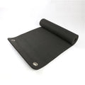 2026 Trendy Custom Logo Eco Friendly Fitness Exercise Gym Thick Black Perforated Hanging Eyelets TPE Yoga Mats With Hole