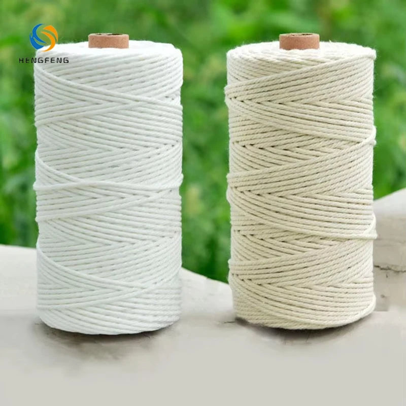 3mm Cotton Twisted String  Craft  Manufacturer Rope Macrame Cord