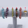 Handmade Ladies Adjustable Fashion Cuff Bracelet Natural Crystal Stone Gravel Style