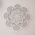 Floral Mandala Geometric Wood Wall  Frames Sculpture  Home Decoration Wooden Wall Art