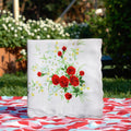 OEM Manufacturer Wholesale Ladies 29*29cm Vintage Floral Print Hankies Soft Cotton Scalloped Edge Handkerchiefs for Gifts