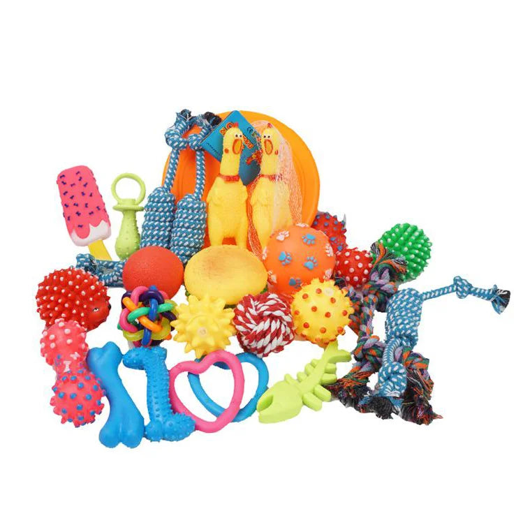 Hot Sale High Quality Cats and Dogs Screamed Chicken Plush Cotton Rope Bite-Resistant Rubber Molar Pet Toys