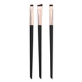 Professional Vegan Ultra Thin Eyeliner & Eyebrow Concealer Brush Set with Nylon Hair