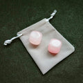2026 Crafts Hot Sale 100% Natural Rose Quartz Square Incense Holder Balance Healing Meditation Craft for Wholesale
