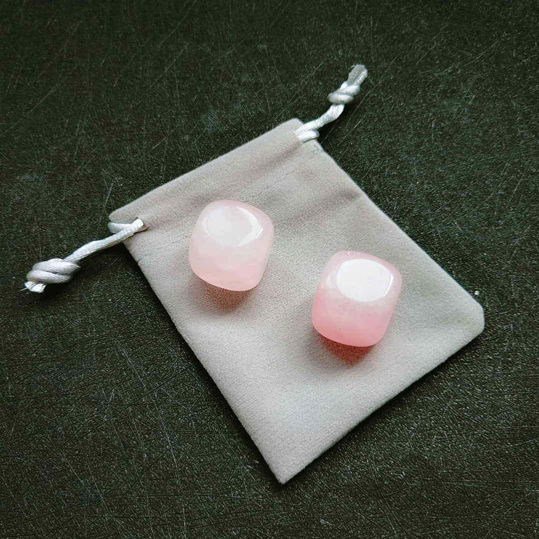 2026 Crafts Hot Sale 100% Natural Rose Quartz Square Incense Holder Balance Healing Meditation Craft for Wholesale