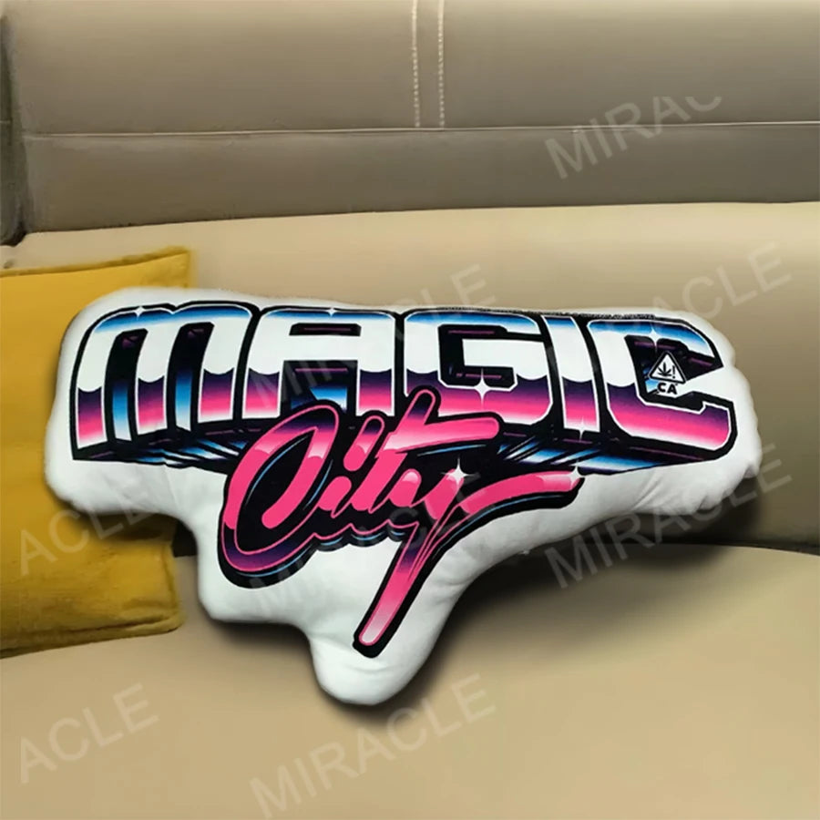 Personalized Word Name logo Pillow Owner Gift Custom Cushion Decor Function Memory Designer Pillow for Couple