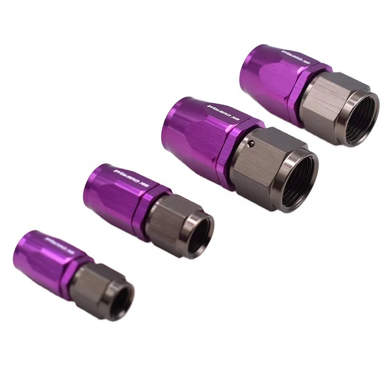 SK CUSTOM Aluminum AN10 Straight Swivel Hose End Fuel Fitting