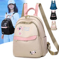 Travel Women Canvas Vintage Embroidery Ethnic Multifunction Waterproof Casual Patchwork Backpack