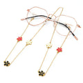 Hot Selling MEIJIN MJXC50 Glasses Chain Customizable Color Flower Design Metal Eyeglasses Chain Lobster Heads Eyewear