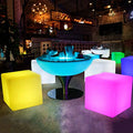 Modern Plastic Outdoor Party Event Luminous Table and Chair Set IP65 Waterproof Outdoor Furniture