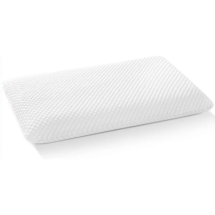 Queen Size Ultra-Thin Memory Foam Neck Pillow Slim Design for Comfortable Sleep