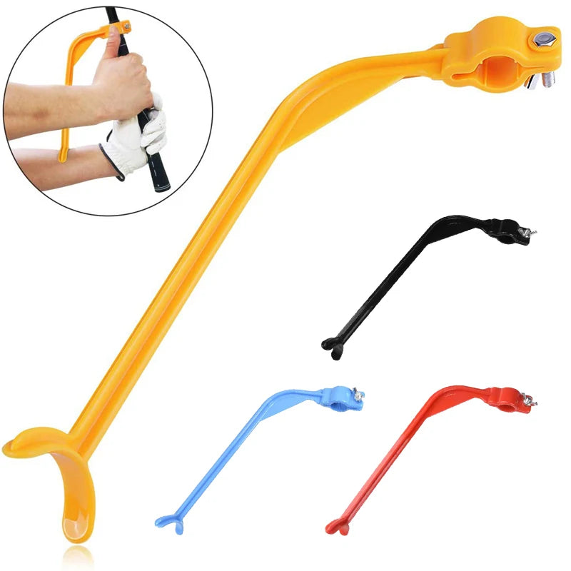 Golf Swing Trainer for Beginners-Lightweight ABS Material Posture Motion Correction Tool Wrist Gesture Alignment Aid 24x11cm 36g