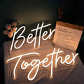 Elegant Neon Lights for Your Dream Wedding Decoration  Romantic Wedding Decoration With Neon Lights