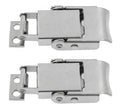 Stainless Steel 304 Spring Loaded Draw Latch Toggle Hasp Clamp Latch Lock Cylinders for Boxes and Cabinets