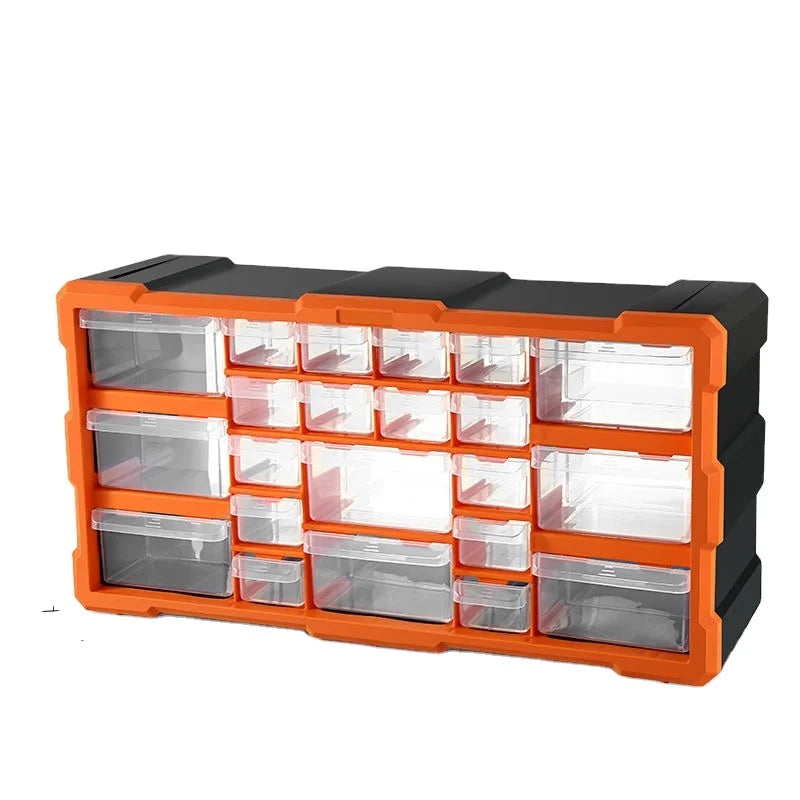 LEADLOONG Multi Grids Transparent Combination Style Plastic Storage Box Small Parts Cube Storage Bins Organizer