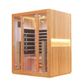 Heating Solid Wood Far Infrared Dry Indoor 3 Person Infrared Sauna Rooms