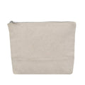 Factory Price 100% Cotton Canvas Cosmetic Bag with Zipper Women Canvas Makeup Bag Blank Canvas Pouches Eco