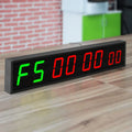 CHEETIE CP50F Aluminum Customized Logo Multi Color 8 Digit LED Remote Control 12/24 Hour Durable Lightweight Interval Training