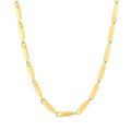 KALEN 550mm Casual Unisex Gold/Silver Stainless Steel Minimal Pointy Bar Link Necklace