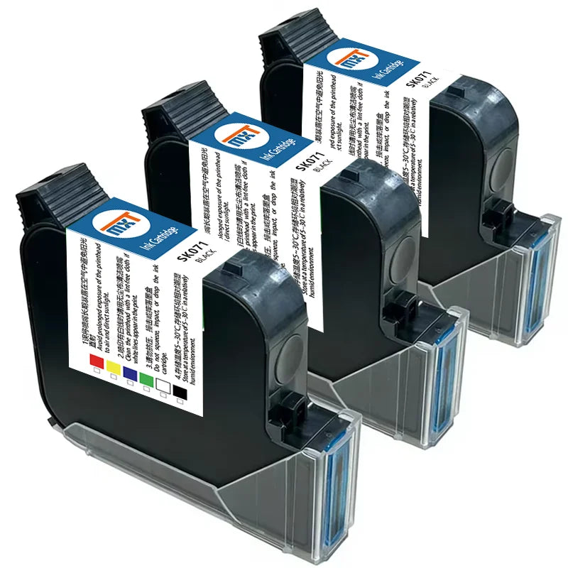 MXT Factory Fast Dry TIJ Ink Cartridge Model Q-25.4 Full Color Made in China for Bulk Packaging Handheld Use MegaBDM